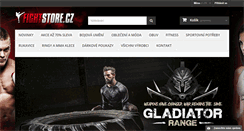 Desktop Screenshot of fighter-shop.cz